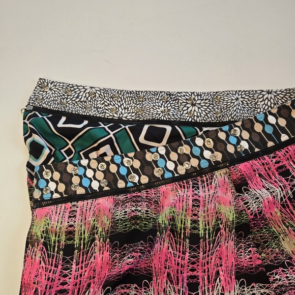Y2K Zand Amsterdam Reversible Skirt Multicolored Multipatterned - Picture 5 of 13